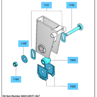 BPW Alignable Bush And Pin Kit Parallel sided 0203142KIT-1ALP 