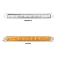 LED Autolamps Clear Front Indicator Strip Lamp 12V