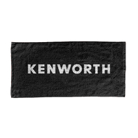 Kenworth Wordmark Towel - Black & White