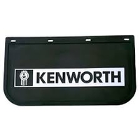 KENWORTH Mudflap black PVC with white background 61cm x 45cm