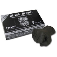 Maxisafe Black Shield Heavy Duty Nitrile Gloves - Large - 100 Pack