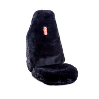 Genuine Kenworth Sheepskin Black Drivers Seatcover to Suit ISRI 6860/870