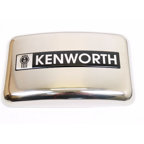 Kenworth Horn Cover Stainless 4.25 x 6.75"