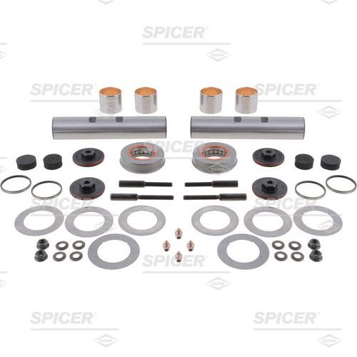 328347 King Pin Kit Suits Kenworth Steer Axle (E Series 1002-1462 Bronze Bushing)