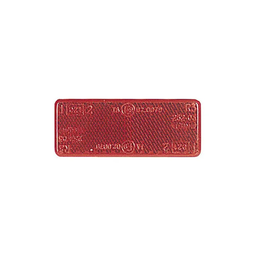 Red Retro Reflector with Self Adhesive (Pack of 50)