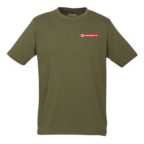 Large Men's Kenworth Banner T-Shirt Khaki