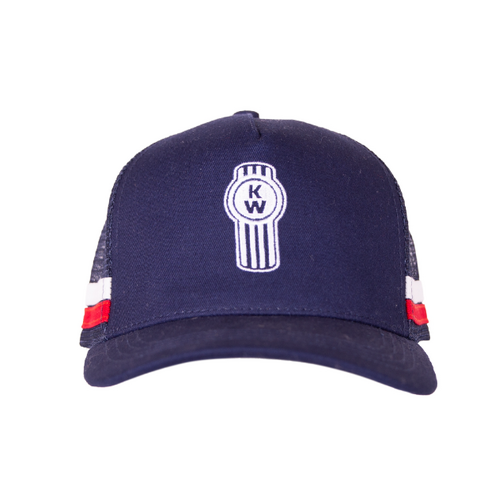 New Kenworth Youth's Trucker Cap in Navy