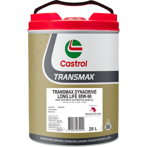 Castrol TRANSMAX DYNADRIVE LL 80W90 20L CAS3430285