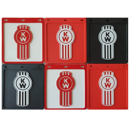 Kenworth Mudflap Style Coasters Set Of 6 KWC0ASTER