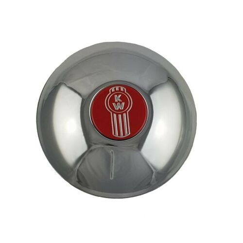 HUBCAP-CHROME,8 5/8" FRONT KW LOGO