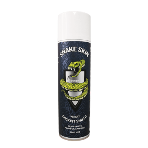 Snake Skin Venom Aerosol (Vanilla Fragrance) Cockpit Shield 300G