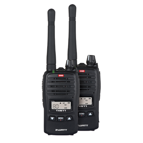 GME Handheld UHF CB Radio Twin Pack