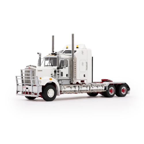 Kenworth C509 Sleeper White Red 1:50 Model