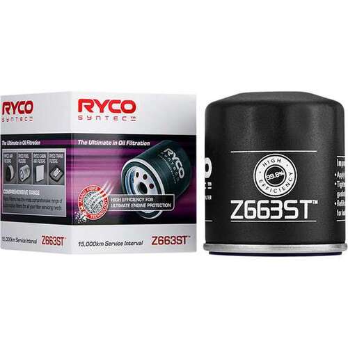 z663ST Ryco SynTec Oil Filter